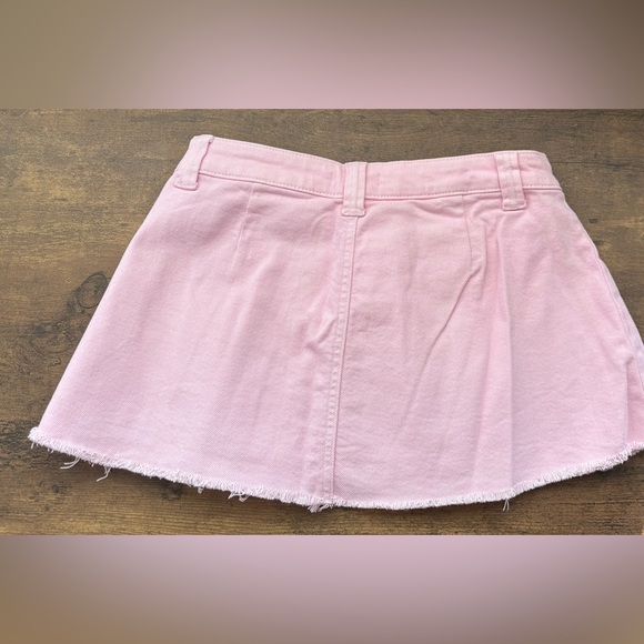 Fashion Nova Light Pink Denim Pleated Skirt - Picture 5 of 9